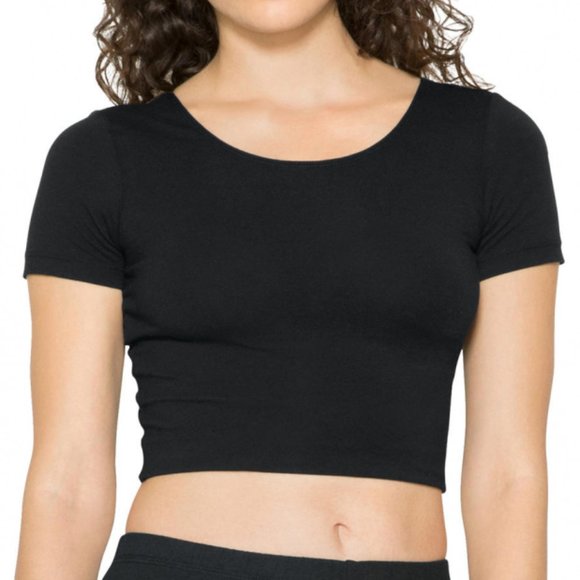 American Apparel Short Sleeve Crop Top - Women's Small - Picture 4 of 5